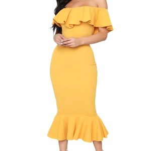 Fashion Nova Ruffle Dress